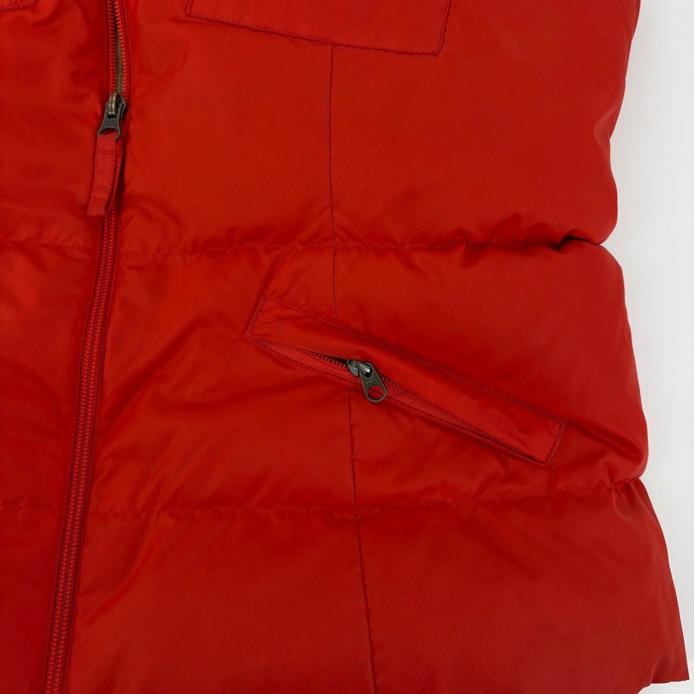 Tommy Hilfiger Womens Red Puffer Vest Full Zip Quilted Stand Collar Large - Picture 8 of 12